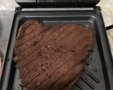 Foto del paso 5 de la receta: Keto Brownie en wafflera