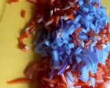 A picture of step 1 of Sardine egg sauce.