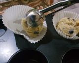 Foto langkah ke 4 dari resep Blueberry cheese muffin #keto #debm.