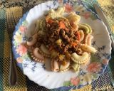 Foto del paso 2 de la receta: Pasta corta con salsa boloñesa