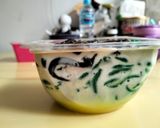 Foto langkah ke 2 dari resep Pop ice durian dawet cincau beng beng drink.