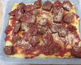 Pas rețetă Mămăligă cu sos de carne de vită 8 fotografie