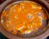 A picture of step 7 of Kerala sardine fish curry.