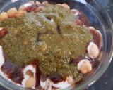 A picture of step 5 of Chana chaat.