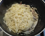 Foto del paso 6 de la receta: Tallarines con setas y bacon al roquefort