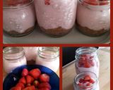 A picture of step 4 of Amies Strawberries & Cream Cheesecake Jars.