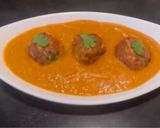 A picture of step 12 of Lauki kofta.