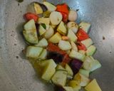 A picture of step 3 of Kerala Sambar.