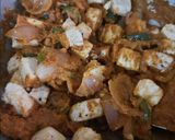 A picture of step 8 of Kadhai Paneer.