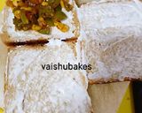 A picture of step 4 of Corn Capsicum Sandwich in White Sauce.