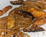 Foto del paso 5 de la receta: Spaghetti con pollo y shiitake