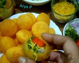 A picture of step 6 of Street style Pani Puri.
