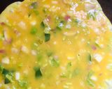 A picture of step 2 of Sweet potatoes omelette.