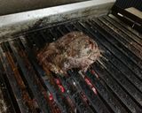 A picture of step 3 of Strip Loin with Pepper Steak Sauce.