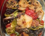 Lecsós 🐟🎏🐟hal-filé🌶️🍅🫑🧅🧄🥗 recept fázis 8 fotója
