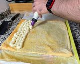 Foto del paso 5 de la receta: Tarta hojaldre con crema y fruta