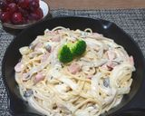 Foto langkah ke 5 dari resep Spagheti Krim.