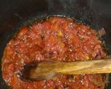 A picture of step 4 of Matoke beef.