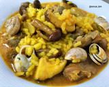Foto del paso 9 de la receta: Arroz meloso con mollejas, setas y caracoles