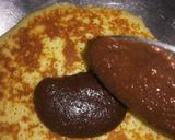 A picture of step 4 of Dora pan cake.