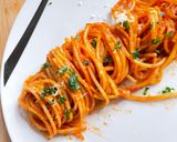 Foto del passaggio 7 della ricetta #652 Spaghetti all’assassina 2.0 🍝🍅🌱