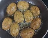 A picture of step 4 of Gola kabab.