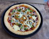A picture of step 3 of Chicken Tikka Pan Pizza 🍕.