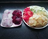 A picture of step 2 of Veg Sandwich.