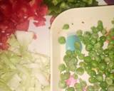 Vegetables fried rice recipe step 2 photo