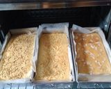 Foto langkah ke 4 dari resep Brudel Cake Manado metode all in (1 adonan 3 rasa).