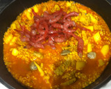 Foto del paso 5 de la receta: Arroz con cuerpos, gambas rojas y filete de cerdo