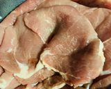 A picture of step 1 of Butter Beef Steaks serve with pepper white sauce and stir fry veggies.