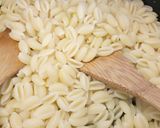 A picture of step 2 of Gnocchetti sardi con zucchine, pecorino sardo e zafferano.