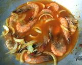 Foto langkah ke 3 dari resep Udang Saos Padang.