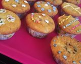 Csokis - banános muffin recept fázis 3 fotója