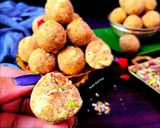 A picture of step 6 of Gond ke Ladoo.