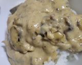 A picture of step 5 of Creamy beef mushroom.