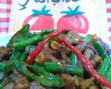 Foto langkah ke 3 dari resep Oseng kacang panjang tempe ampela.