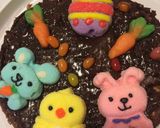 Foto del paso 7 de la receta: Pastel de chocolate con decoración de pascua