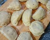 A picture of step 12 of Dumpling and different shape samosa.