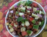 A picture of step 3 of Chickpea Salad.