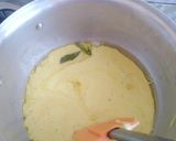 A picture of step 3 of Kadhi pakora.