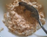 A picture of step 4 of Overnight Oats with Caramelized Banana Walnuts and Dark Chocola.