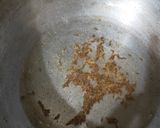 A picture of step 2 of Pakode curry.