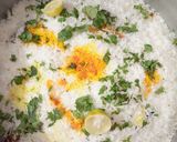 A picture of step 9 of Quick Biryani 😋.