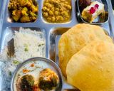 A picture of step 7 of No Onion Garlic Chole Bhature.