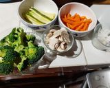 Foto del paso 6 de la receta: Mojara frita con verduras salteadas