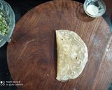 A picture of step 5 of Paneer green peas pockets.