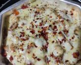 A picture of step 17 of Veg lasagna with homemade sheets.