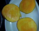 A picture of step 3 of Mango fruit cut# my mum's contest#.